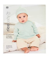 Le petit livre à tricoter Rico Baby - Rico Baby Cozy Organic Cotton Cashmere - Rico Design - N°41 Bleu