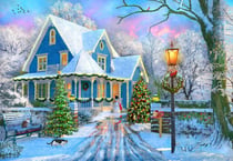 Puzzle 500 pièces - Christmas at Home - Bluebird Puzzle