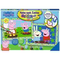 Créart junior peppa pig - numero d'art - ravensburger - 257799 - kit peinture enfant 5/7 ans