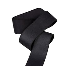 Elastique microfibre ultra doux noir au mètre