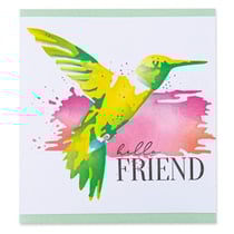 Pochoirs superposables colibri- Sizzix