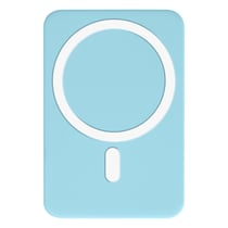 Moxie Batterie externe MagSafe 10W 5000mAh Compact Portable Bleu clair