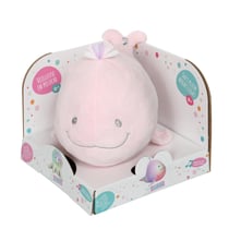 Peluche - Veilleuse Glow Soft - Baleine Rose