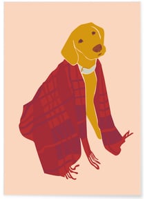 Affiche Abstract Dog 1 | A3 : 29,7x42cm