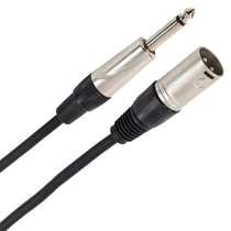 Câble XLR Mâle 3 Broches à Jack Mâle Mono 1.50m Easy Plugger - Gamme Easy pour connectivité audio professionnelle. Câble musique, câble audio, câble micro, câble enceinte.