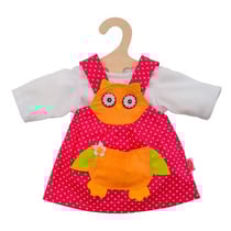 Ensemble robe hibou 28/35 cm - heless - habit poupon (17)