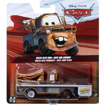 Véhicule cars 3 martin avec pancarte - voiture miniature - mattel - htx86