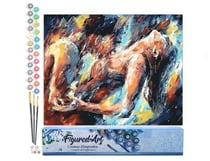 Peinture par Numéro Figured'Art - Tentation - Kit de Loisir Créatif DIY Numéro d'Art Complet - 40x50cm sans châssis en bois
