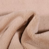 Tissu Fausse fourrure Bear Ultra douce Beige - Au mètre