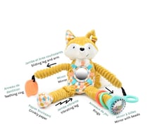 peluche d'activites nomade cyranos le renard