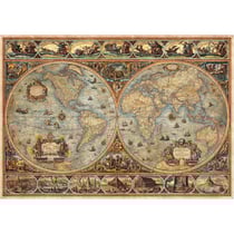 Puzzle mappemonde 1000 pieces - collection vieille carte du monde - educa 20173