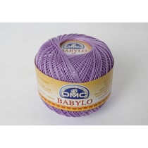 Fil à crocheter Babylo Gross. 10 - Col. 210 - Parme