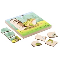 Dans la forêt - la grenouille pousse – 31 pièces de puzzle - Educo