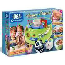 L'atelier de poterie - idea clementoni - 52946 - tour de potier, modelage argile