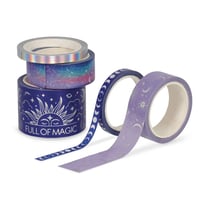 Set de 5 Rubans Adhesifs en Papier - Magic