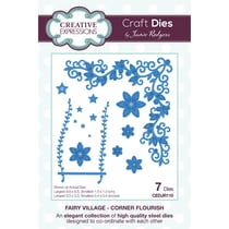 Matrices de découpe - Coin de fleurs - 7 dies - Creative Expressions