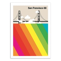 Affiche 30x40 cm - San Francisco 68 - Bo Lundberg