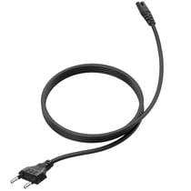 LinQ Câble d'Alimentation C7 pour PC, Moniteur et Consoles 1.5m Noir