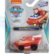 Vehicule en metal pat patrouille aqua pups : chien marcus et son sous-marin dauphin - voiture miniature - spin master