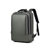 Sac À Dos Ordinateur Grande Capacité Étanche Avec Port USB Noir Vert YONIS