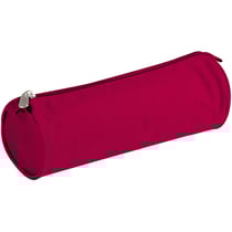 Trousse ronde en polyester 22 x 7 cm rouge Clairefontaine