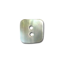 Lot de 3 boutons Gris forme carrée en Nacre 13mm