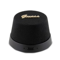Guess Enceinte Bluetooth 5.3 3W Compatible MagSafe avec Micro et Réducteur de Bruit Noir