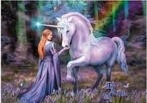 Puzzle bluebell woods 1500 pieces - anne stokes - collection licorne - clementoni - 31821