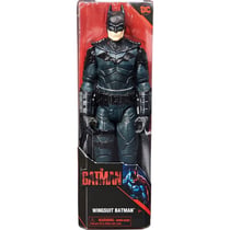 Figurine batman wingsuit costume noir 30 cm - dc - spin master - 20132978