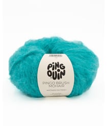 Pelote de Laine et Mohair à tricoter PINGO BRUSH MOHAIR - Phildar Vert Menthe
