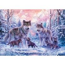 Puzzle loups arctiques 1000 pièces - collection animaux - ravensburger 191468