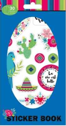 Livret de 30 feuilles de stickers "Viva la vida" ARTEMIO