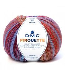 Fil à tricoter PIROUETTE - 200gr - DMC 844 Rose