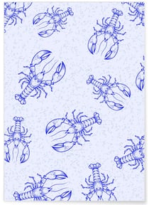 Affiche Homard 2 | A3 : 29,7x42cm