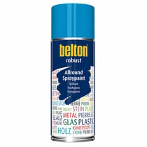 Spray de peinture - Bleu ciel - RAL 5015 - Brillant - Couvrant et résistant - Belton - Robust - 400ml
