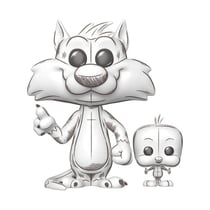 Looney Tunes - Figurine POP! & Buddy Sylvester & Tweety 9 cm