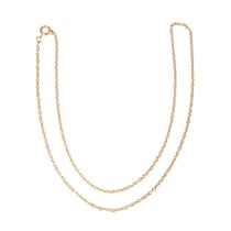 Chaîne à maillons, or, 50cm, 2x3mm, 1 pce.