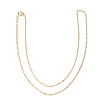 Chaîne à maillons, or, 50cm, 2x3mm, 1 pce.