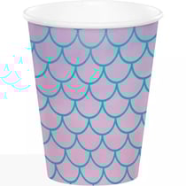 8 Gobelets Sirène iridescente