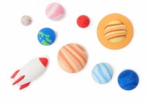 Set de 9 Gommes Systeme solaire