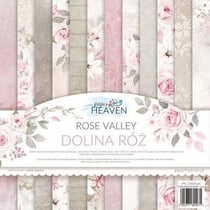 12 papiers scrapbooking 30 x 30 cm Heaven ROSE VALLEY