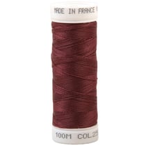 Fil à coudre polyester 100m made in France - rouge opera 250