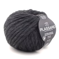 Plassard - Grosse laine mèche Extra Wool 155 Gris Foncé 100% Laine