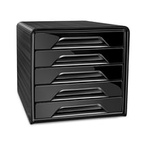 Bloc de classement 5 tiroirs standards Smoove Noir - CEP