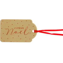 5 Marque-Places Noël Velours Or