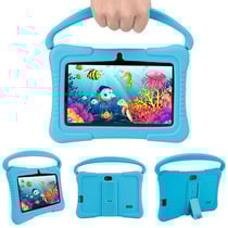 Tablette Enfant 7 Pouces Android 10 Contrôle Parental Jeux Educatifs 2GB 32GB Bleu YONIS