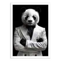 Affiche 50x70 cm - Panda Wild Suits - Philippe Hugonnard