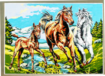 Canevas antique La première ballade 45x60cm