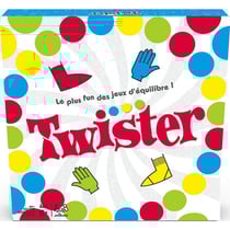 Twister version classique - mb jeux - hasbro - jeu de societe - jeu plein air