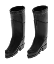 Bottes en caoutchouc miniatures 2,6x3,5cm noires pour Lutin ou poupée - Rico Design Bois